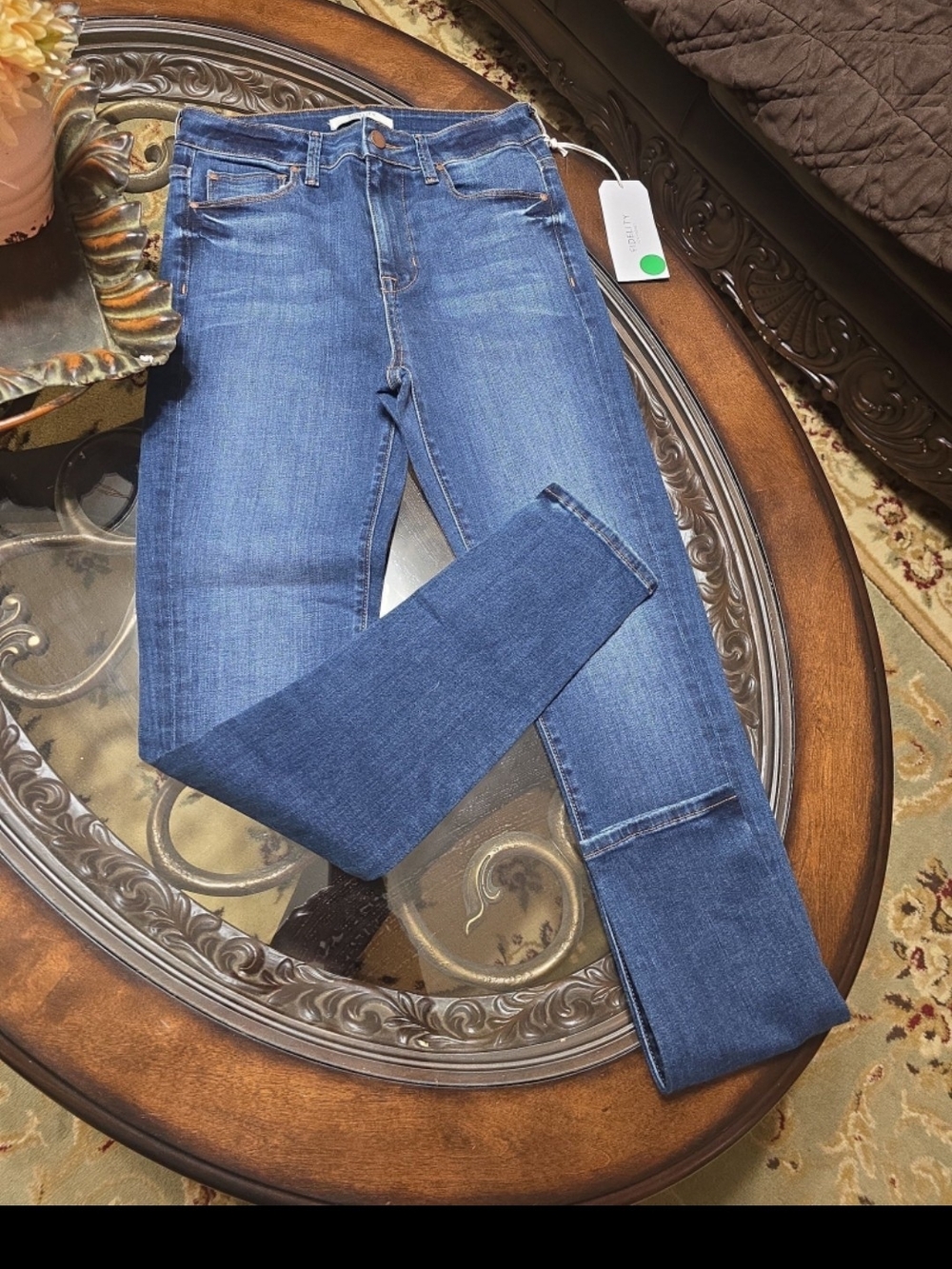 Nordstrom Fidelity Highrise Skinny Jeans 27/30 RETAIL $180